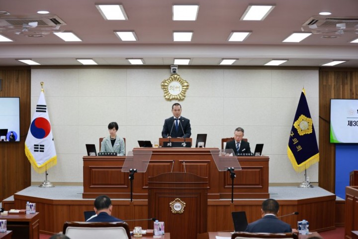 무안군의회, 제9대 마지막 임시회 마무리 