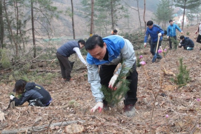 제70회 식목일 기념 나무심기 행사, 푸른천안, 행복천안 만들기 