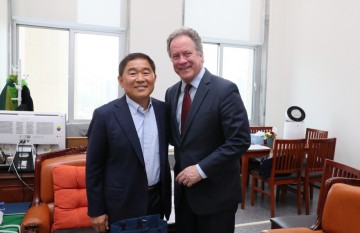황주홍 위원장, 유엔세계식량계획 데이비드 비슬리 사무총장 면담