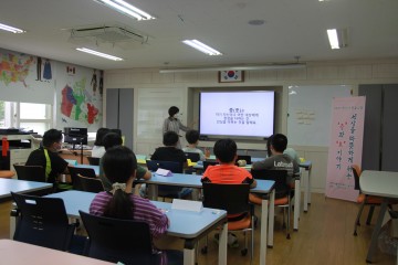 2021 청소년 충효교실,초등학교 교사와 학생들로부터 호응