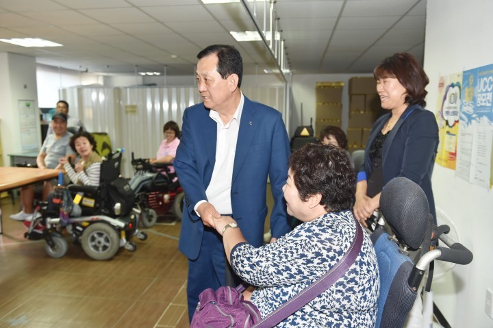 추석맞이 장애인 및 보훈단체 방문