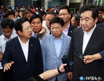 이낙연 총리, 이장우 의원 요청으로 대전 소제동 방문
