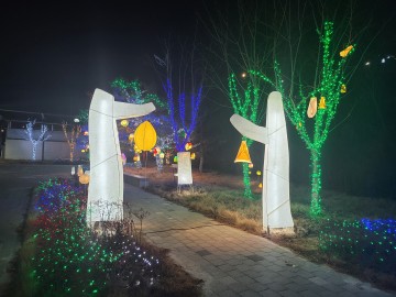 성주군 선남면, 코로나 극복 희망 반짝 크리스마스 조명 전시
