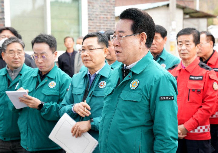김영록 전남도지사, 산불방지특별대책본부 격상해 직접 챙긴다 
