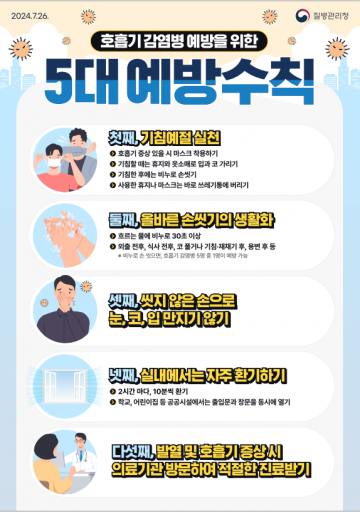 대전 동구, ‘호흡기 감염병 예방수칙 준수’ 홍보 나서