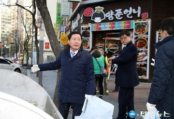 장종태 서구청장, 민원은 언제 어디서나!