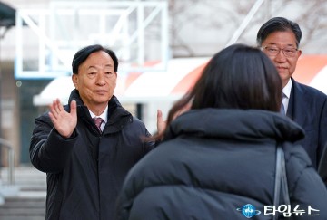 수험생 응원하는 설동호 대전시교육감