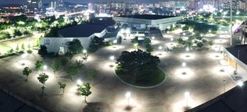 천안종합운동장 고도 LED가로등 교체로 에너지 30% 절감