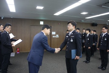 세종소방본부, 하트세이버 인증서 수여