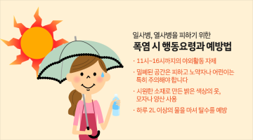 광양소방서, 여름철 온열질환 주의 당부