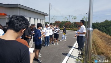 보은군, 여름방학 학생근로 참가자  현장견학
