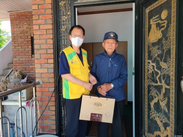 충북남부보훈지청, 이동보훈팀 보훈가족 위문 실시