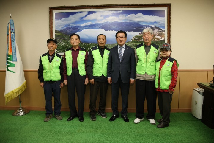 계룡시, 실버환경봉사단 위촉