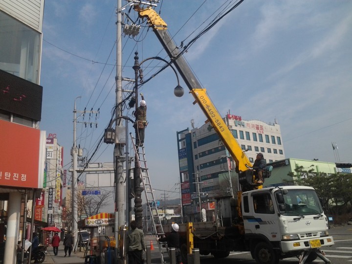 대전 대덕구, 신탄진 역세권 LED가로등 단장!