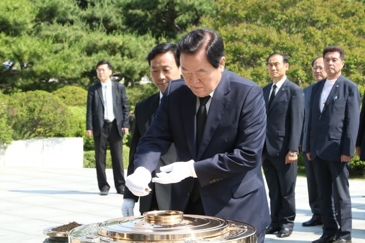 한국자유총연맹 김경재 중앙회장, 호국 영령 뜻 잊지 말아야!