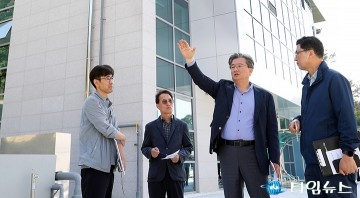 정용래 유성구청장, 반다비 체육센터 현장점검 실시