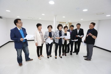 안양시의회 보사환경위원회, 보사환경 안양예술인센터 등 현장방문