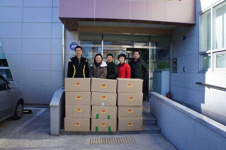 한국떡류가공협회 삼천포지회 사랑의 떡국떡 나누기 행사