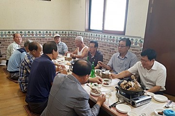 정읍시 장명동주민센터, 말복 맞이 경로당 방문 봉사 