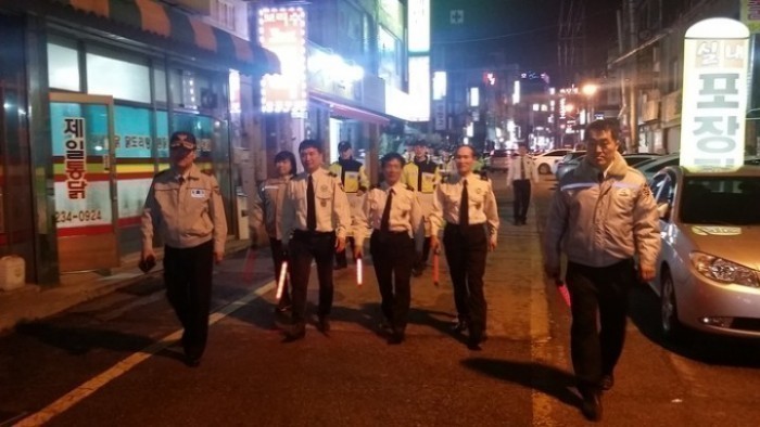 화성동부서 태안지구대 합동순찰 실시