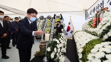 구미시, 故 백선엽 장군 조문
