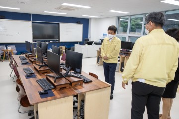 최교진 세종시교육감, 수왕초‧의랑초 학교시설 점검