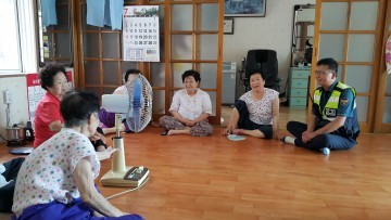 도통지구대, 고추 등 농산물 절도 예방 홍보