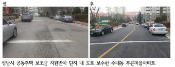 성남시 38곳 아파트 단지 낡은 시설물 개선