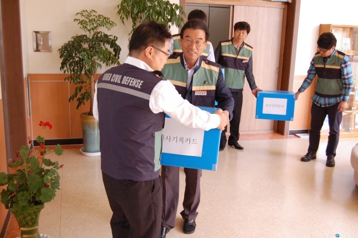 예천교육지원청, 중요자료 보호 훈련 실시