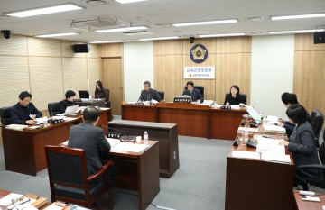 세종시의회 교육안전위원회, 2020년도 예산안 등 심사 시작!