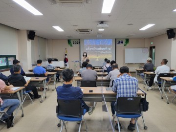 시설오이 수경 재배기술 교육 개강
