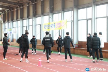 예천군, 육상 국가대표 선수단 전지훈련 방문…전지훈련지로 각광
