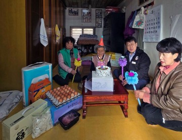 녹전면 새마을부녀회, 찾아가는 기로연(耆老宴) 행사