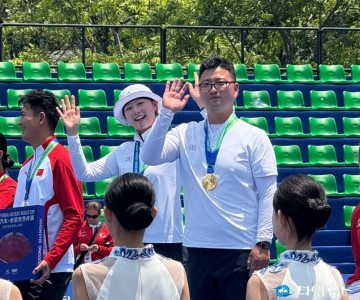 청주시청 김우진, 양궁월드컵 상하이 대회 3관왕 쾌거