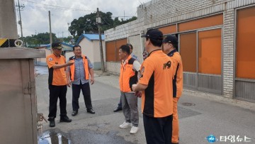 광양소방서 금호119안전센터, 비상소화전함 사용법 교육