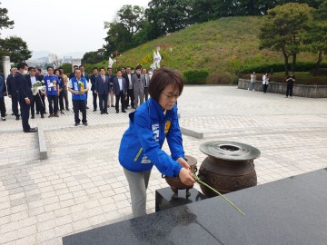 박혜자 광주시교육감 후보 출정식…“광주 교육 함께 바꿔달라"
