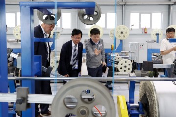 박병규 광산구청장, 우즈베키스탄 진출 광주기업 현장 시찰