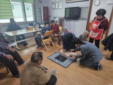 충주시 보건소, 고령층 대상 ‘찾아가는 심폐소생술 교육’ 시행