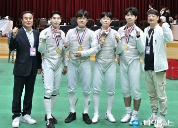 대전도시공사 펜싱팀, 회장배 플러레 단체전 우승 쾌거