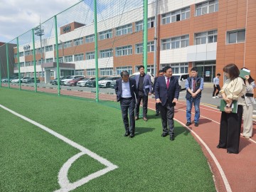 송인석 대전시의회 의원, 학교시설 점검하며 예산 지원 약속