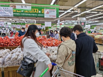 농산물 홍보 판매 행사 성료