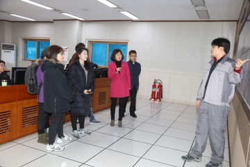 안양시의회 보사환경위원회(위원장 김필여)청년프로젝트 쓰봉과 자원회수시설  탐방