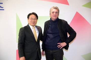강기정 광주시장, 니콜라 부리오 광주비엔날레 예술감독 접견