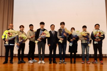 광주 광산구, 화염 속 운전자 구한 영웅들 '의로운 시민상' 수여