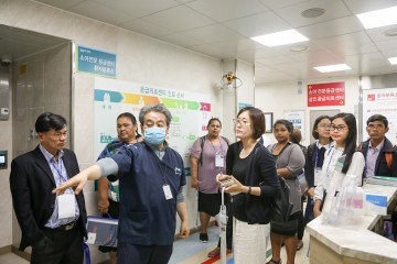 순천향대천안병원, 아시아 8개국 보건의료 전문가 현장 견학   