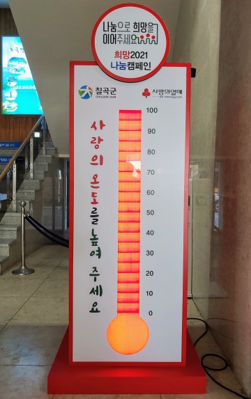 칠곡군,‘사랑의온도 100°C’ 조기 달성