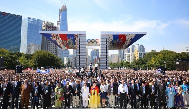 HWPL, ‘9.18 종교대통합 만국회의’ 1주년 기념식 대성황!