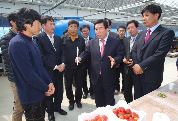 구충곤 화순군수, 읍면 순회방문 군민과 소통