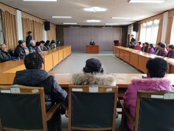 정읍시 북면 동절기 노인일자리사업 안전사고 예방 교육