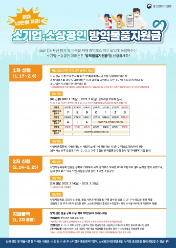경북도, 17일부터 소기업․소상공인 방역물품지원금 온라인 접수
